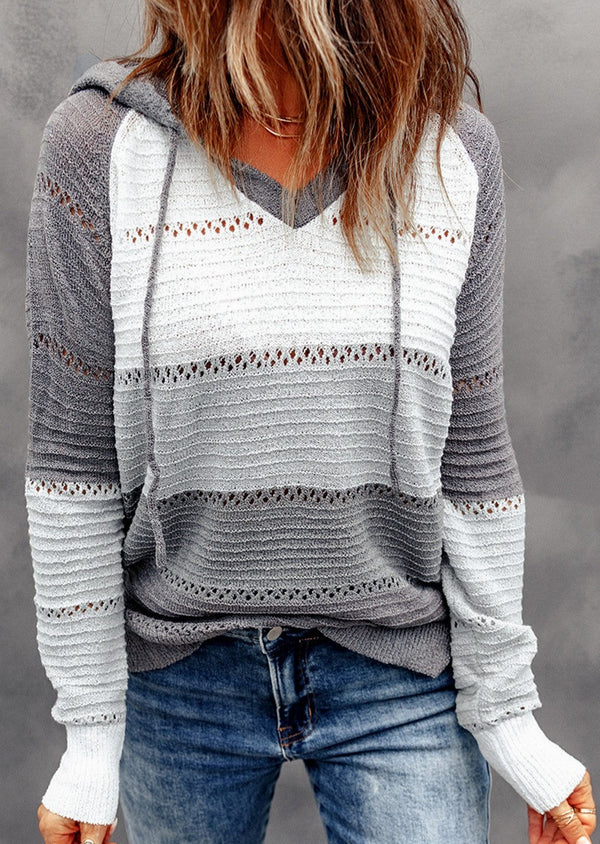 Knitted Striped Sweater