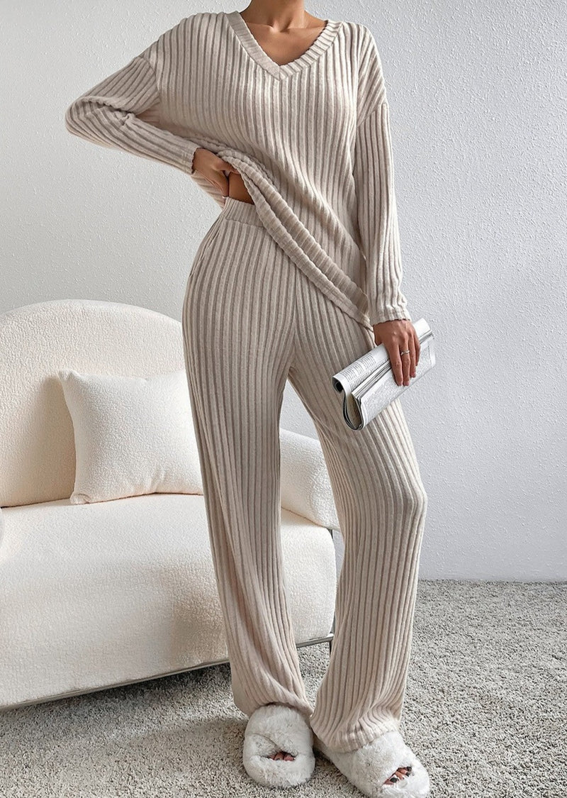 Slouchy Rib Knit Set