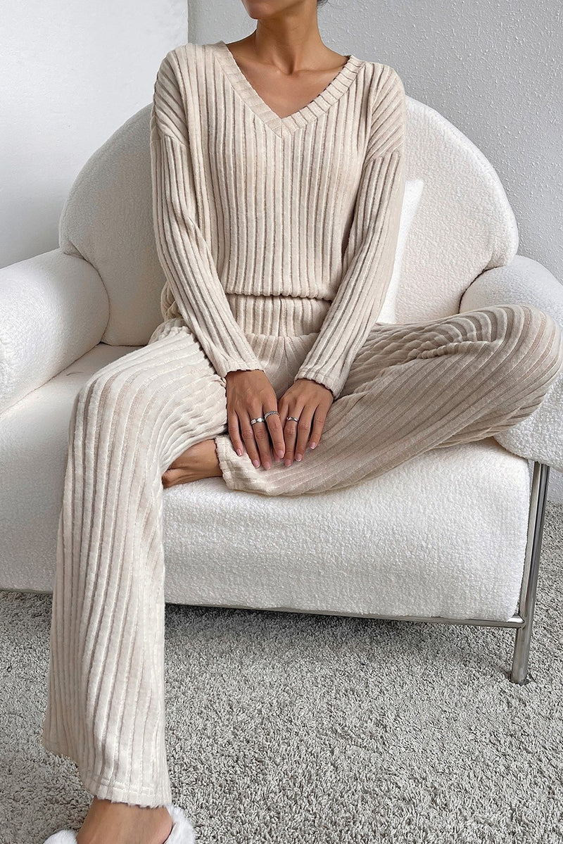 Slouchy Rib Knit Set