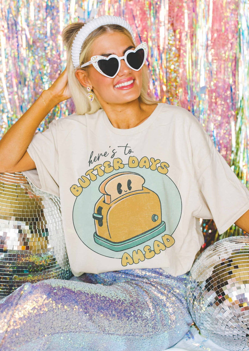 Oversized Graphic T-Shirt - Butter Days