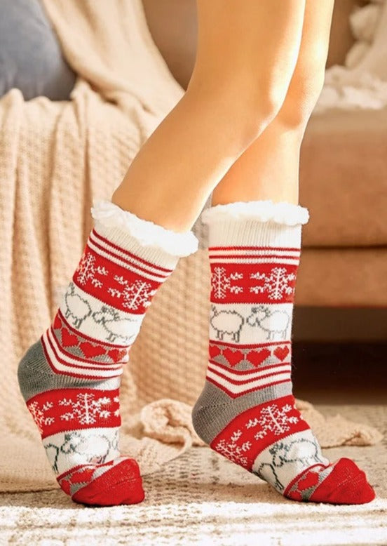 Sherpa Lined Slipper Socks