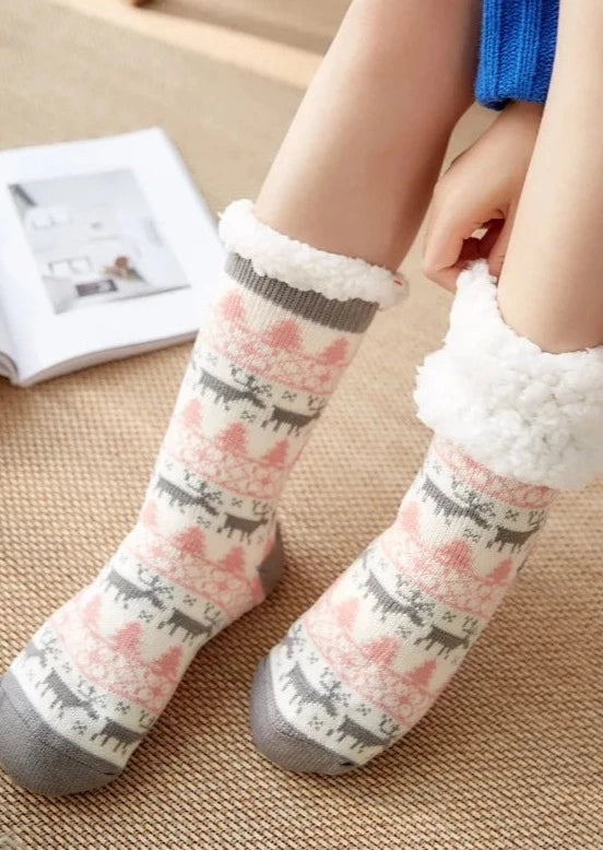 Sherpa Lined Slipper Socks