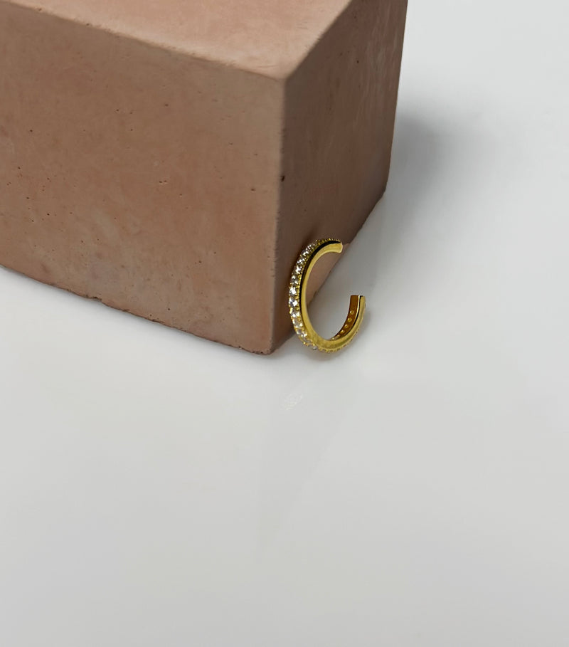 Gold Pave Ear Cuff