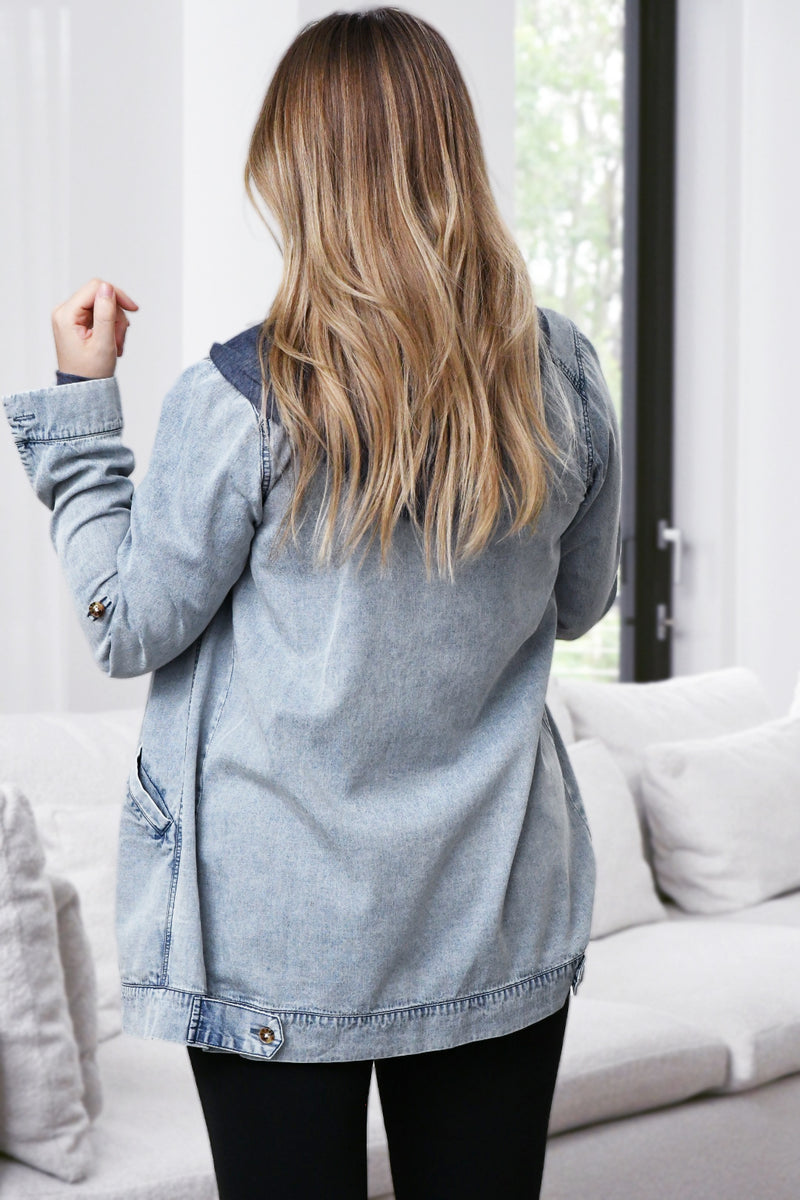 Gemma Tencel Denim Shirt Jacket