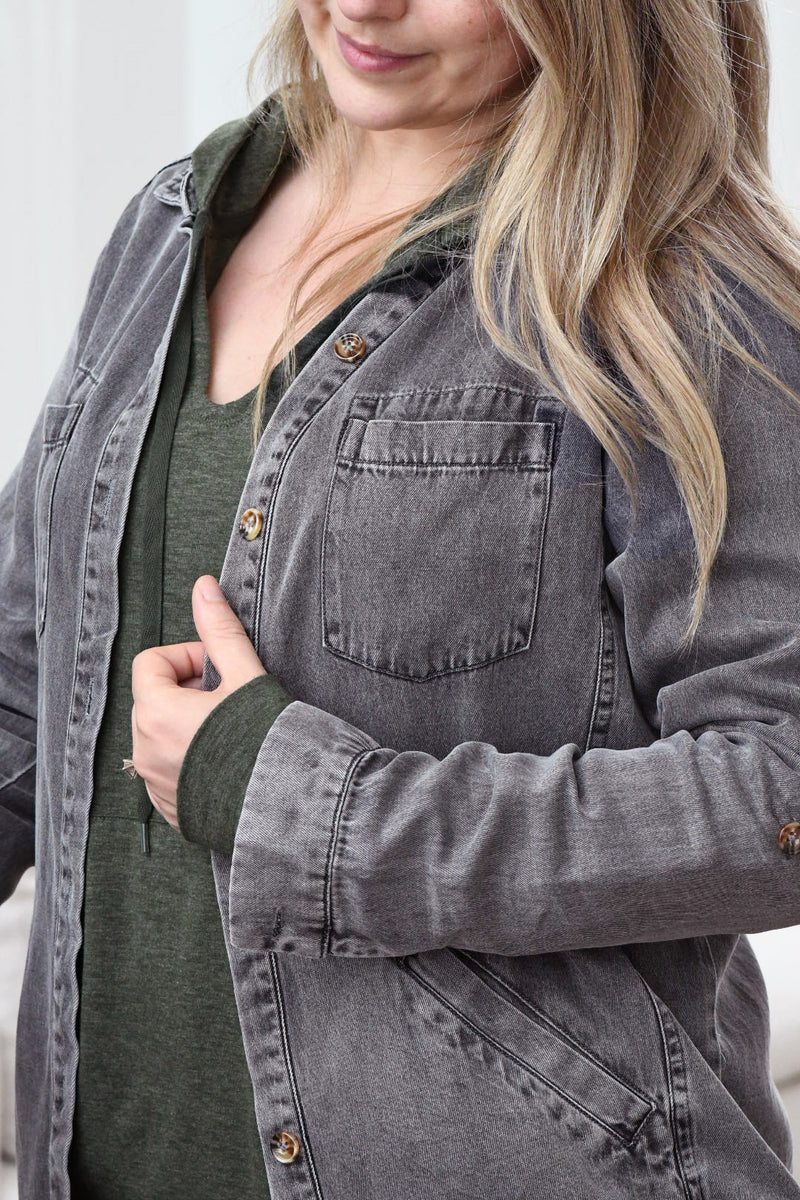 Gemma Tencel Denim Shirt Jacket