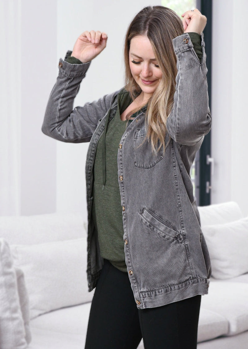 Gemma Tencel Denim Shirt Jacket