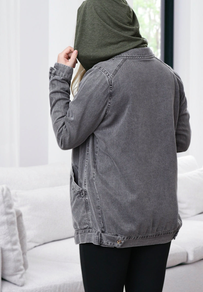 Gemma Tencel Denim Shirt Jacket