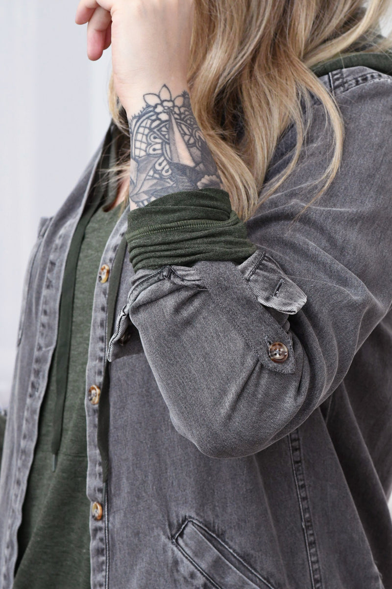 Gemma Tencel Denim Shirt Jacket