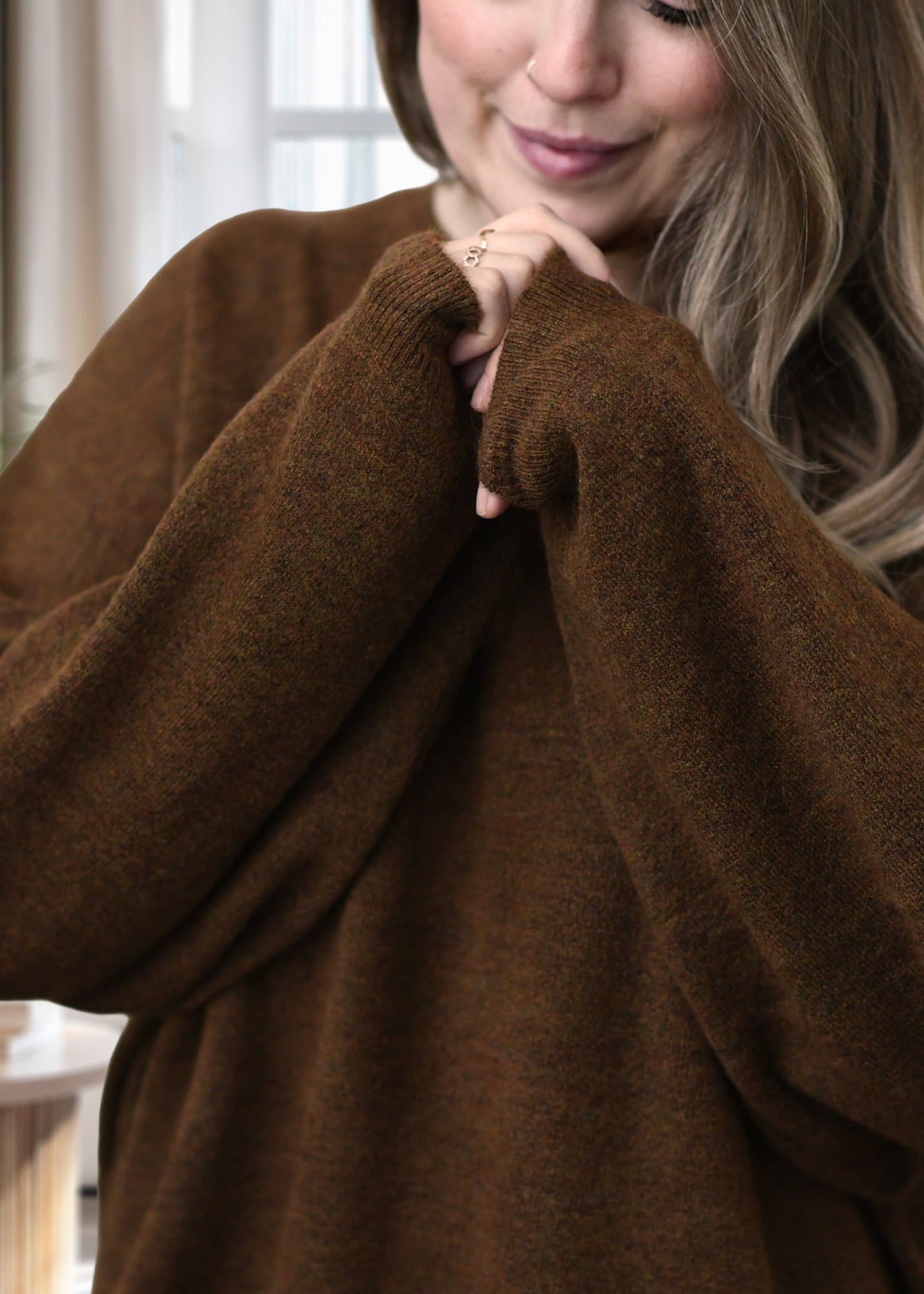 Hazel Knitted Sweater – Blended Thread Clothing