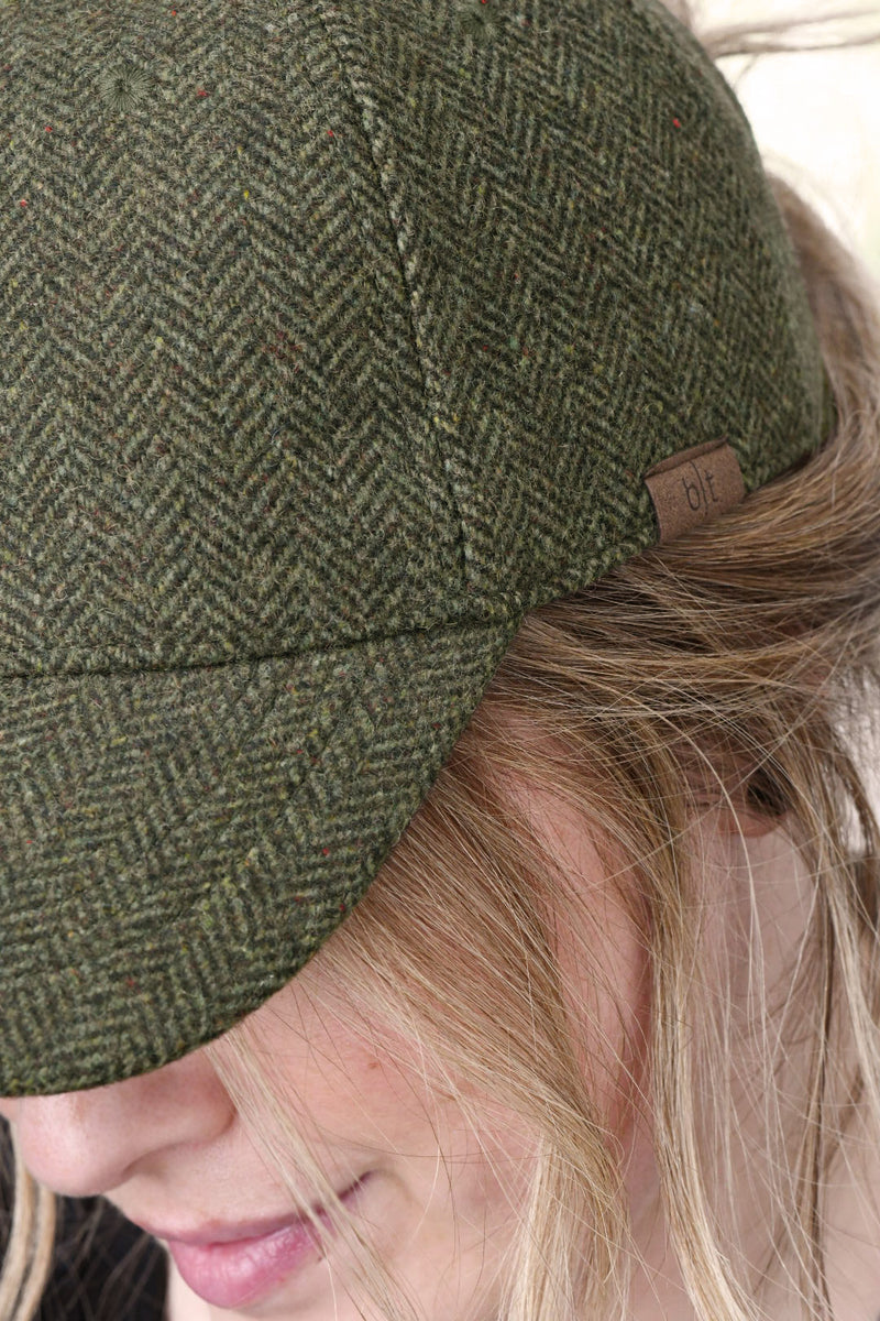 Herringbone Tweed Hat