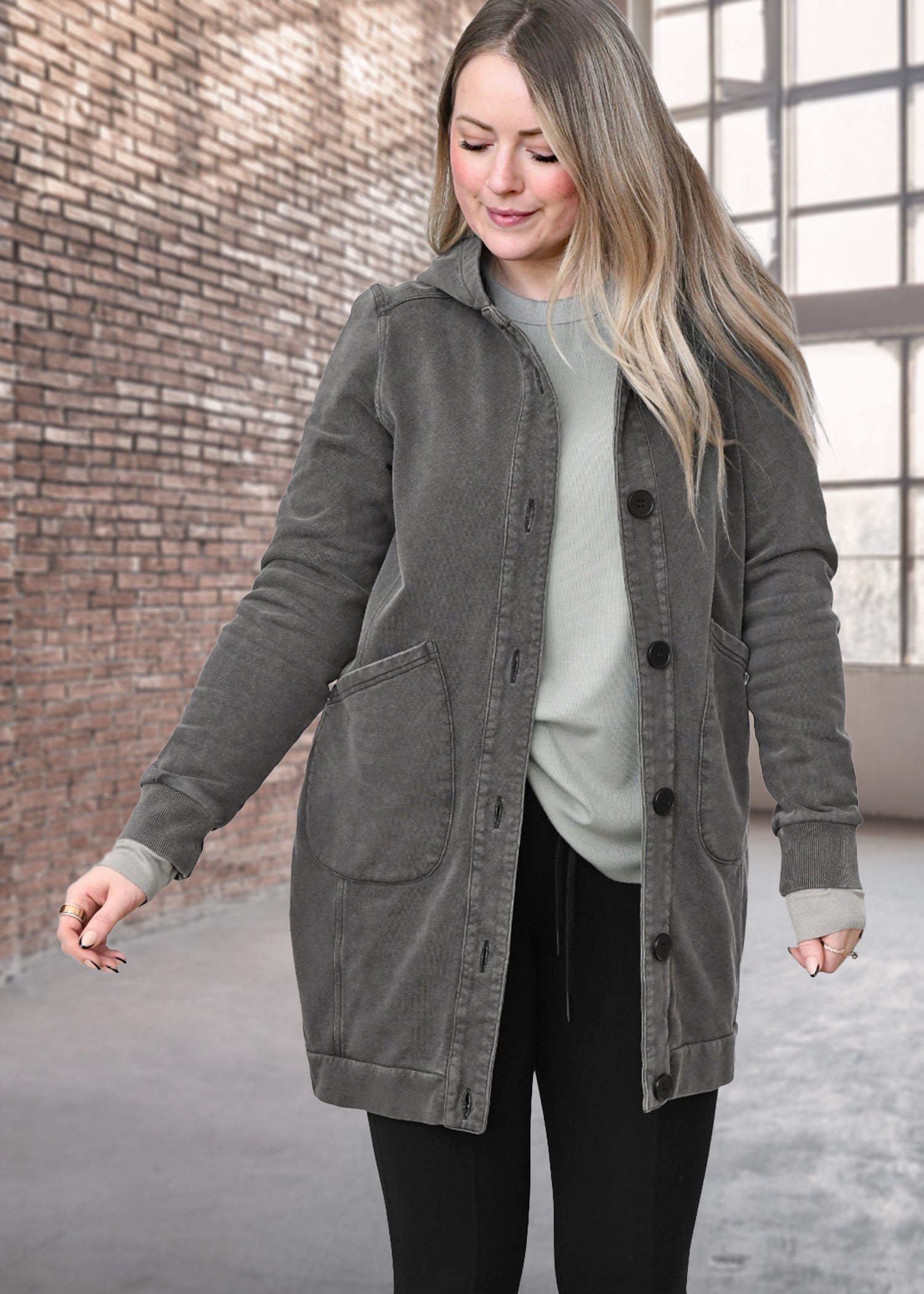 Lena French Terry Jacket – Blended Thread Clothing