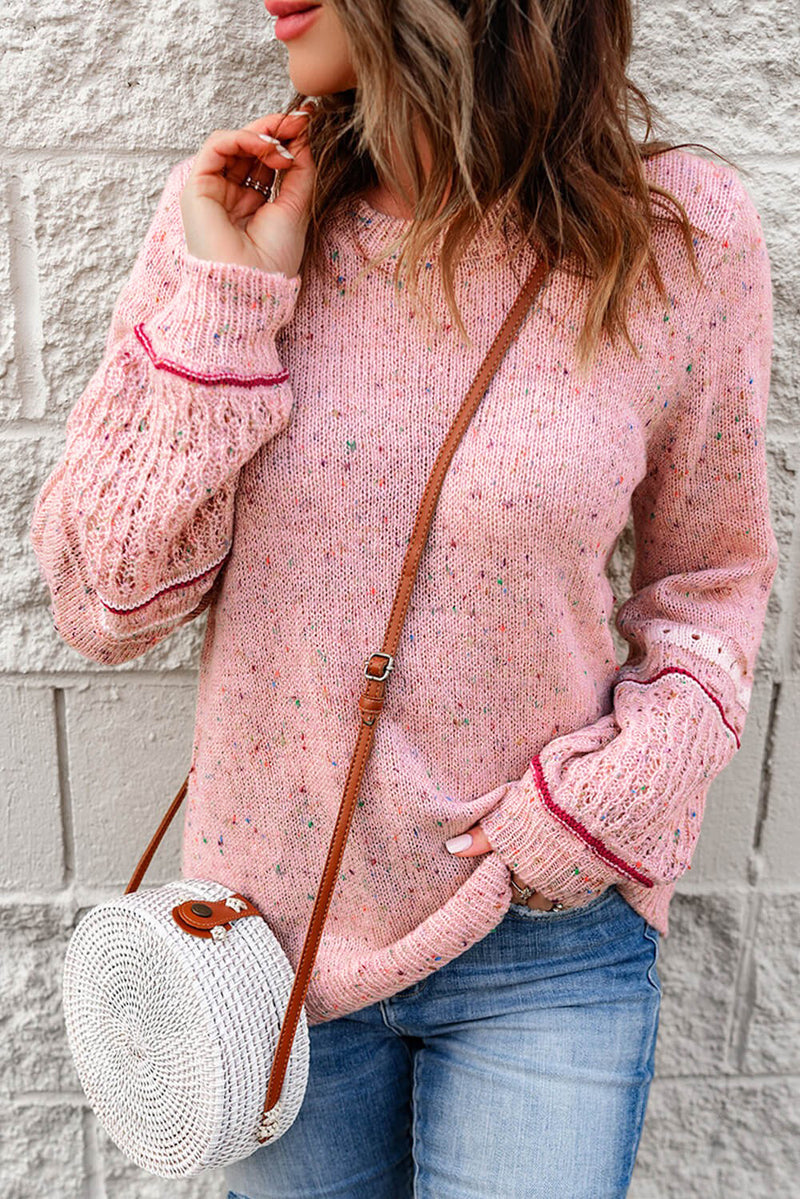 Pink Funfetti Sweater