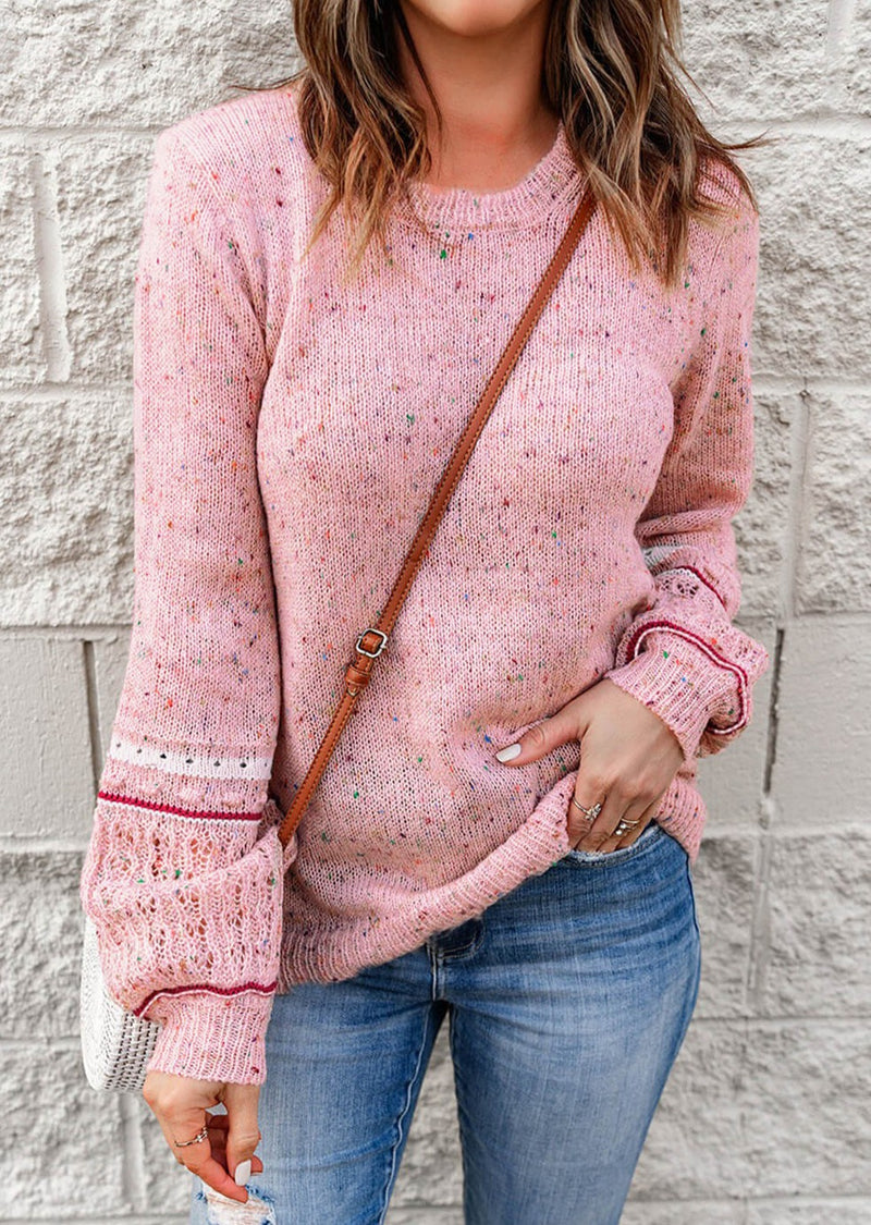 Pink Funfetti Sweater