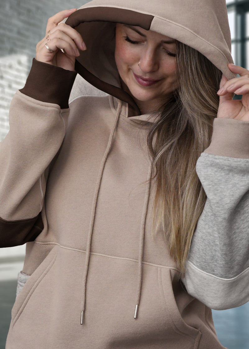 COMING SOON - Sloane Colour Blocked Hoodie