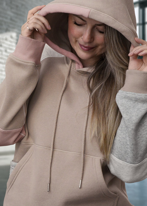 COMING SOON - Sloane Colour Blocked Hoodie