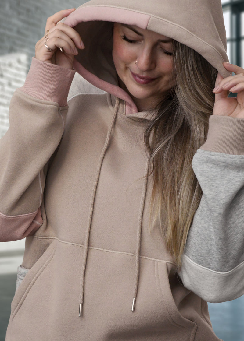 COMING SOON - Sloane Colour Blocked Hoodie