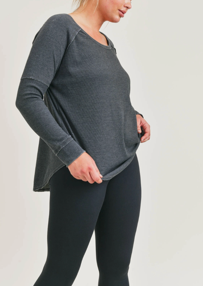 Waffle Long Sleeve - Women's - Contoured Fit