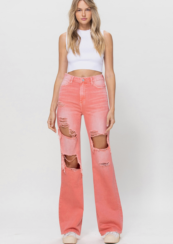 Vervet - High Rise 90's Flare Jeans - Women's - Contoured Fit