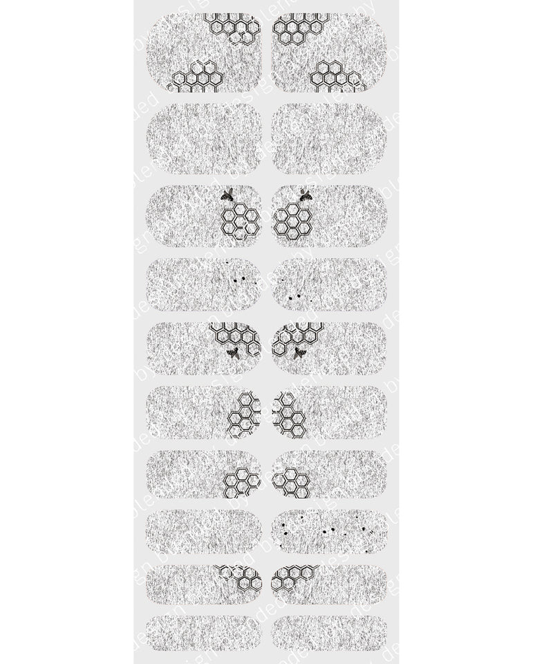 Nail Wraps - Honeycomb