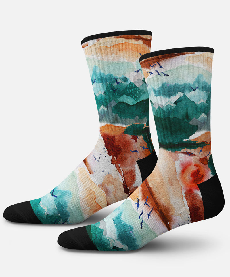 Socks - Sequoia Landscape