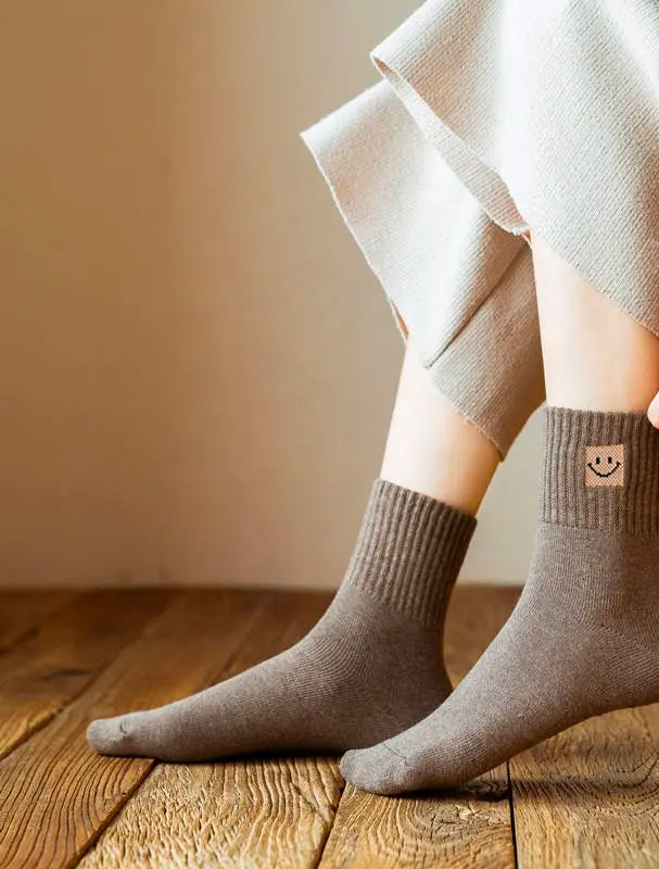 Smile Patch Socks